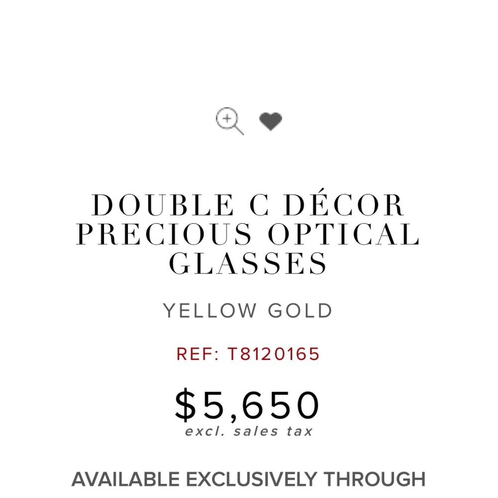 18kt solid gold Cartier glasses